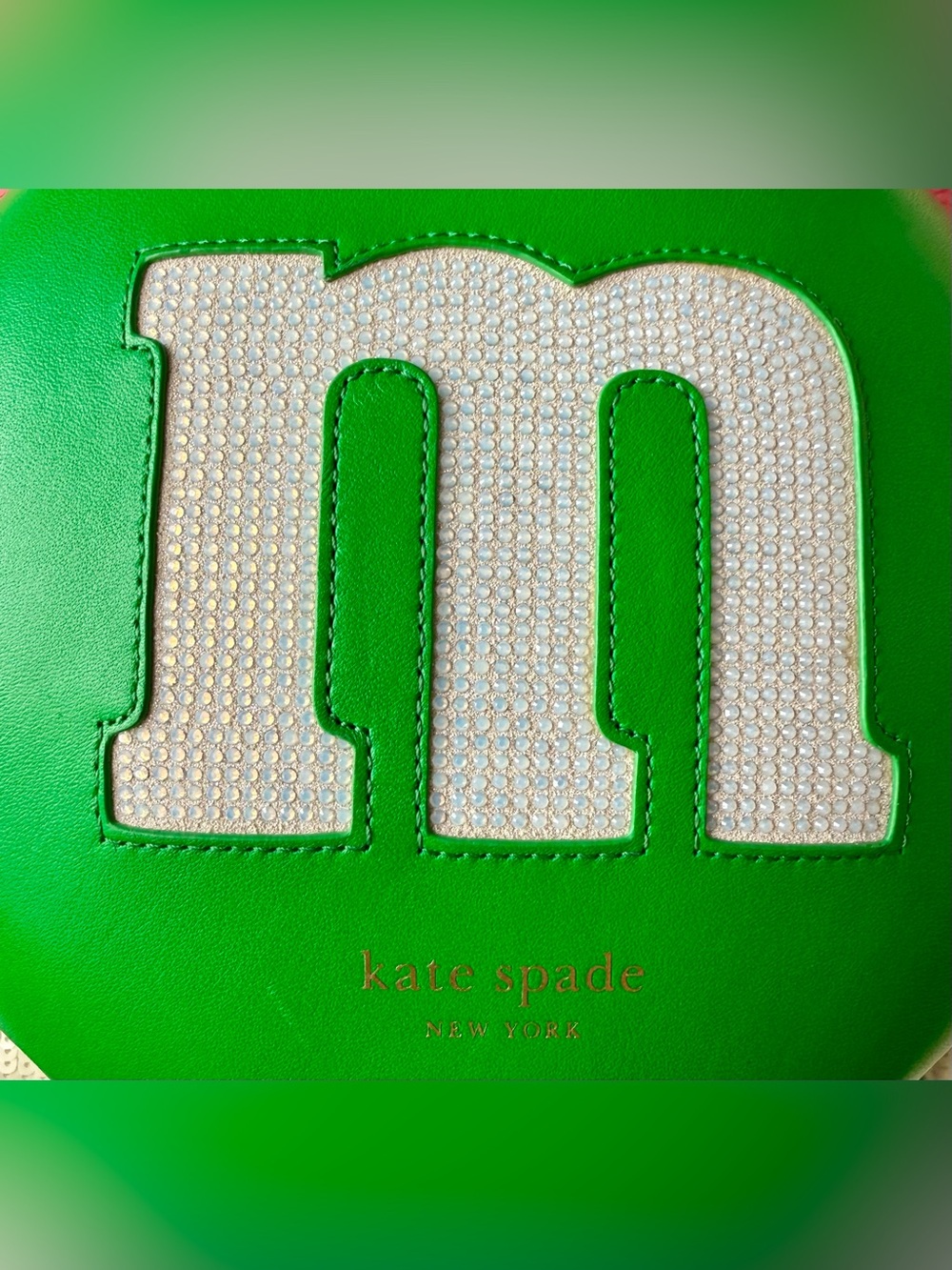 Kate Spade x M&M's Embellished Smooth Leather 3D Crossbody Bag - Picture 4 of 15